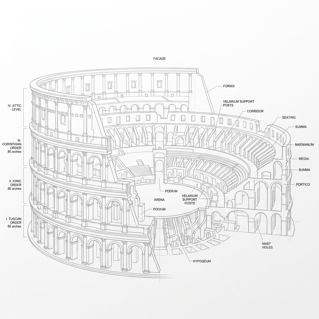 Architectural Blueprint Sketch